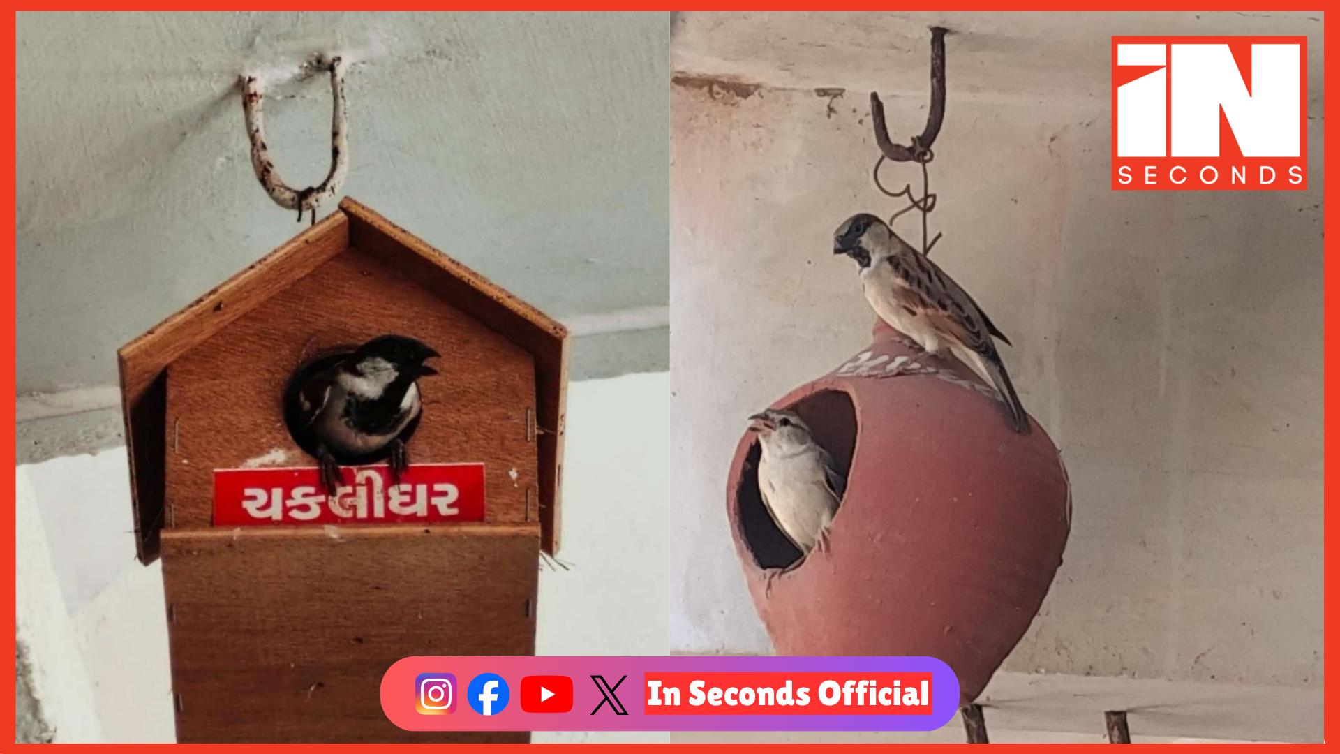 <p><strong><span style="color: rgb(224, 62, 45);" data-mce-style="color: rgb(224, 62, 45);">વિશ્વ ચકલી દિવસ:</span> બામણાના ઇન્દુબેન પ્રજાપતિનું 'વિહંગનો વિસામો' અભિયાન અબોલ પક્ષીઓ માટે બન્યું આશીર્વાદ</strong></p>