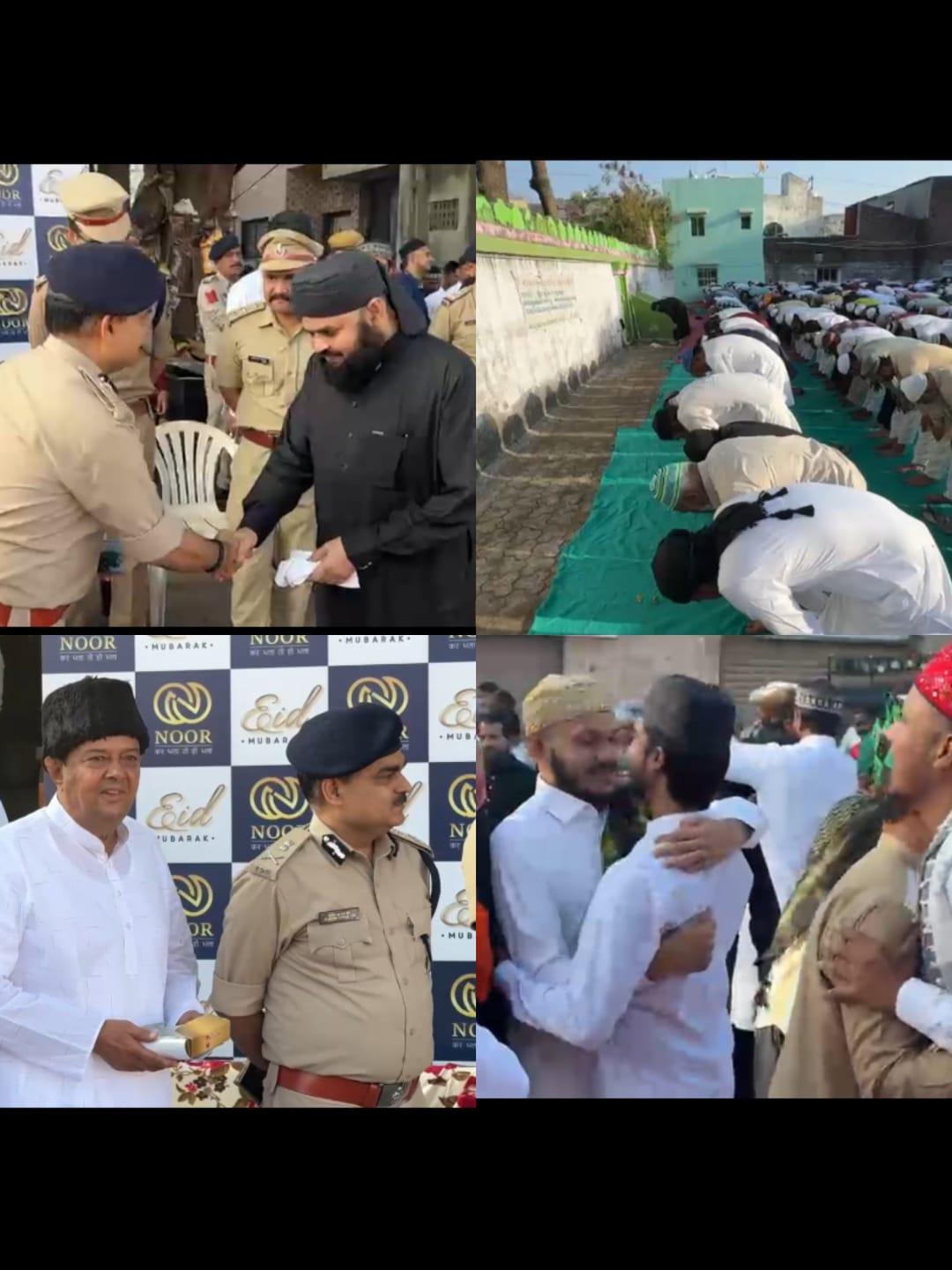 <p><span style="color: rgb(224, 62, 45);" data-mce-style="color: rgb(224, 62, 45);"><strong>રાજકોટમાં ઈદની રોનક:</strong></span> મસ્જિદોમાં ઉભરાયું માનવમહેરામણ, સુખ-શાંતિ માટે કરવામાં આવી દુઆ</p>