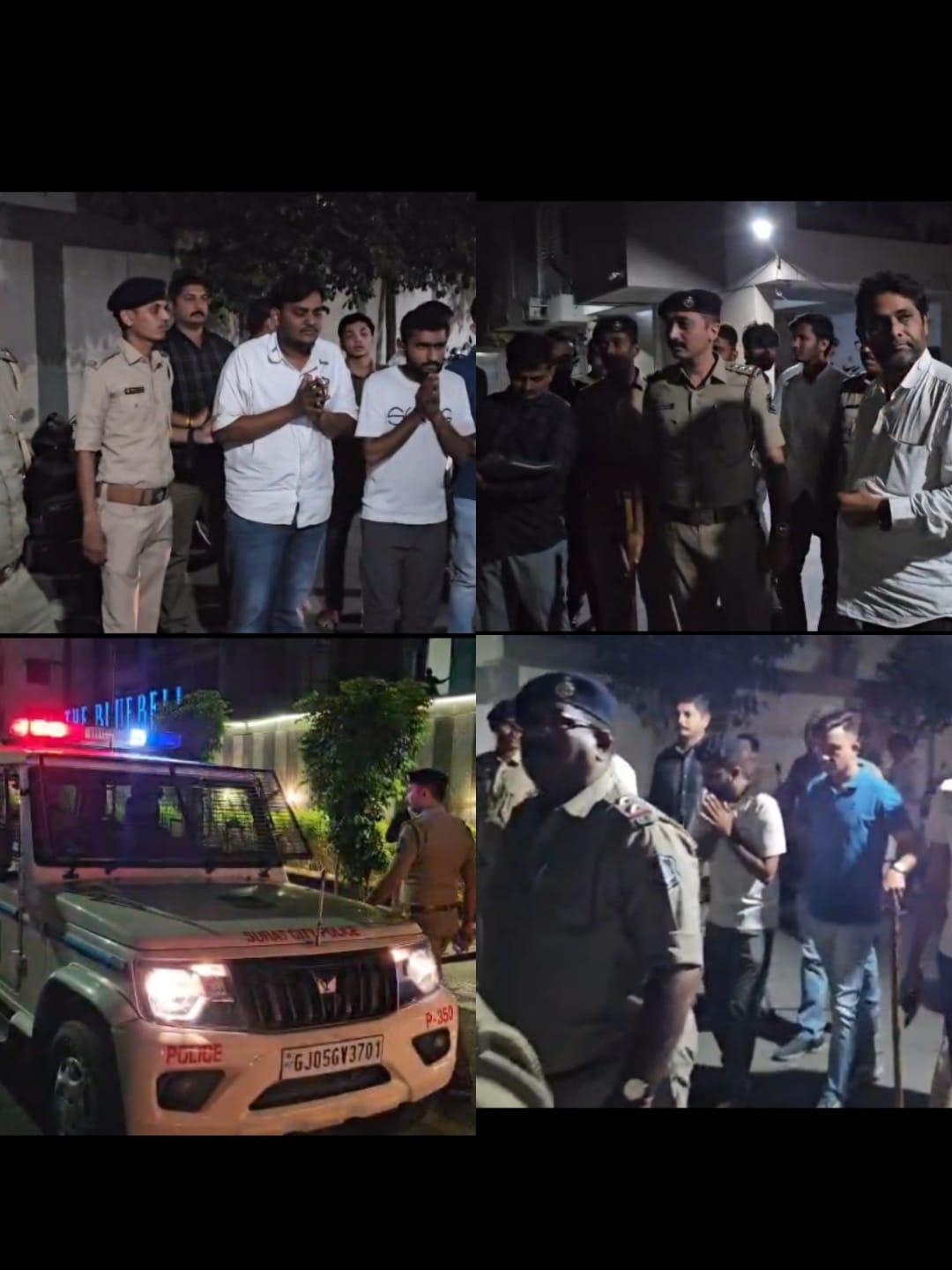 <p><span style="color: rgb(224, 62, 45);" data-mce-style="color: rgb(224, 62, 45);"><strong>સુરતમાં વ્યાજખોરોના ત્રાસથી વેપારીનો આપઘાત, </strong></span>પોલીસે કુખ્યાત વ્યાજખોરો પાસે કરાવ્યું ઘટનાનું રીકન્સ્ટ્રક્શન</p>