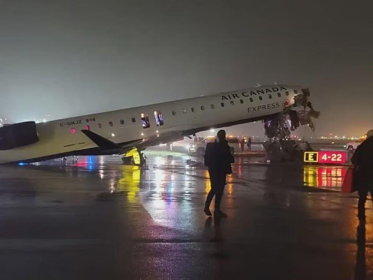 <p><strong>ન્યૂયોર્ક એરપોર્ટ પર એર કેનેડાનું પ્લેન ફાયર ટ્રક સાથે અથડાયું:<span style="color: rgb(224, 62, 45);" data-mce-style="color: rgb(224, 62, 45);"> બે પાયલટના મોત</span></strong></p>