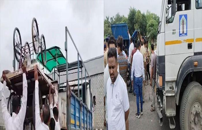 <p>વડોદરામાં મહાવીર હોલ ચાર રસ્તાથી <span style="color: rgb(224, 62, 45);" data-mce-style="color: rgb(224, 62, 45);"><strong>સરદાર એસ્ટેટ સુધીના હંગામી દબાણો હટાવાયા</strong></span></p>