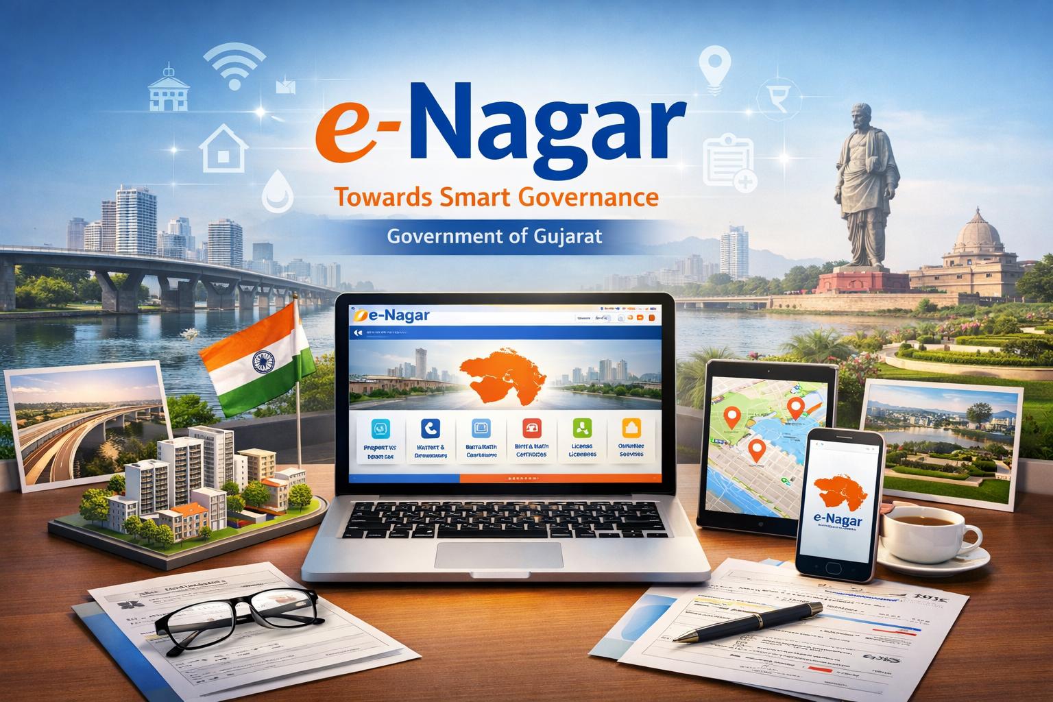 <p><span style="color: rgb(224, 62, 45);" data-mce-style="color: rgb(224, 62, 45);"><strong>વર્ષ 2025-26માં 18 લાખ ટ્રાન્ઝેક્શન : </strong></span>ઇ-નગર પોર્ટલ પર નાગરિકોનો અતૂટ વિશ્વાસ, <span style="color: rgb(224, 62, 45);" data-mce-style="color: rgb(224, 62, 45);"><strong>₹1,031 કરોડની આવક સાથે ડિજિટલ સેવામાં તેજી...</strong></span></p>