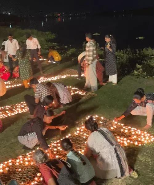 <p><span style="color: rgb(224, 62, 45);" data-mce-style="color: rgb(224, 62, 45);"><strong>અયોધ્યાની યાદ અપાવતો સુરતના આંગણે ભવ્ય 'રામોત્સવ': </strong></span>3 લાખ દીવડાઓથી ઝળહળી ઉઠ્યો તાપી તટ, <strong>ડ્રોન શોટ્સ જોઈ તમે પણ કહી ઉઠશો 'વાહ'</strong></p>