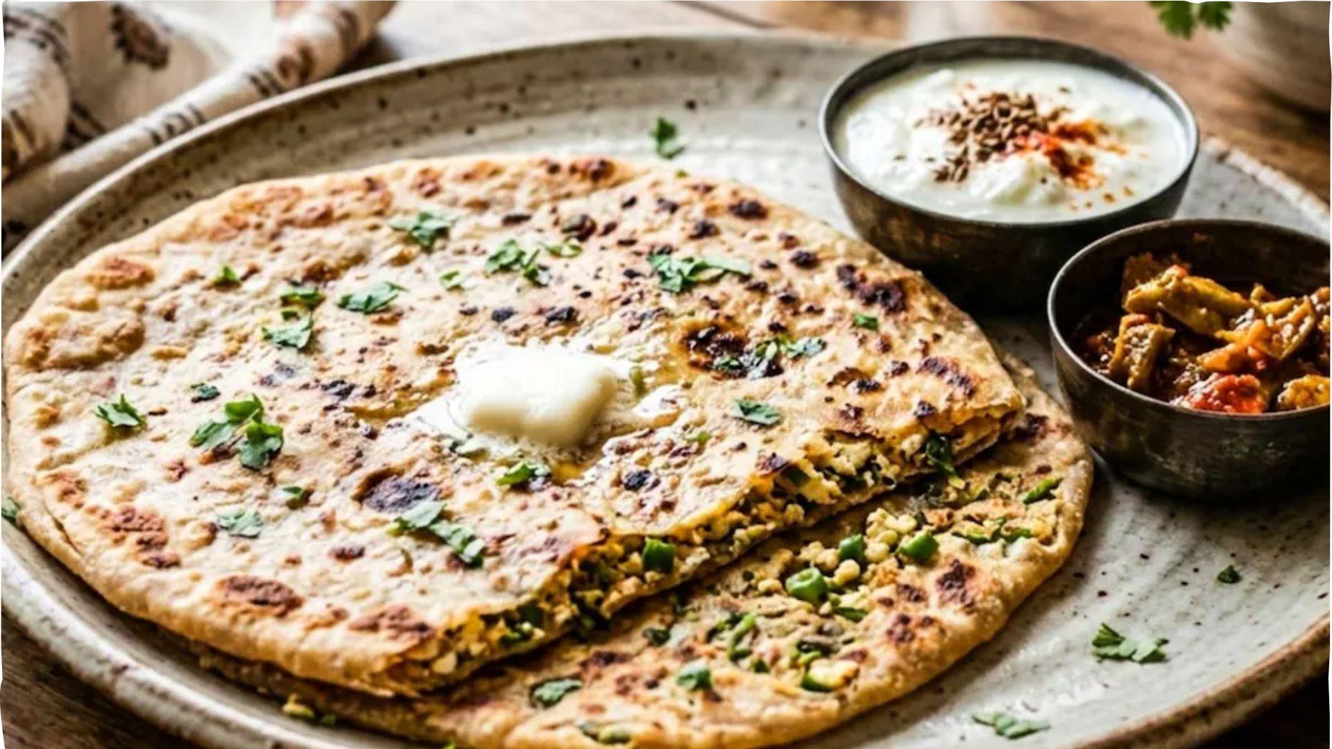 <p>ઘરે જ બનાવો ઢાબા સ્ટાઈલ પનીર પરોઠા, સ્વાદ એવો કે દરેક વ્યક્તિ રેસીપી પૂછશે!</p>