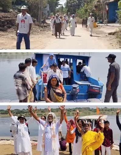 <p><span style="color: rgb(224, 62, 45);" data-mce-style="color: rgb(224, 62, 45);"><strong>માં નર્મદાના જયઘોષ સાથે ગુંજી ઉઠ્યું રેવા તટ....</strong></span>પંચકોશી પરિક્રમામાં 2 લાખ ભક્તોએ માથું ટેકવ્યું</p>