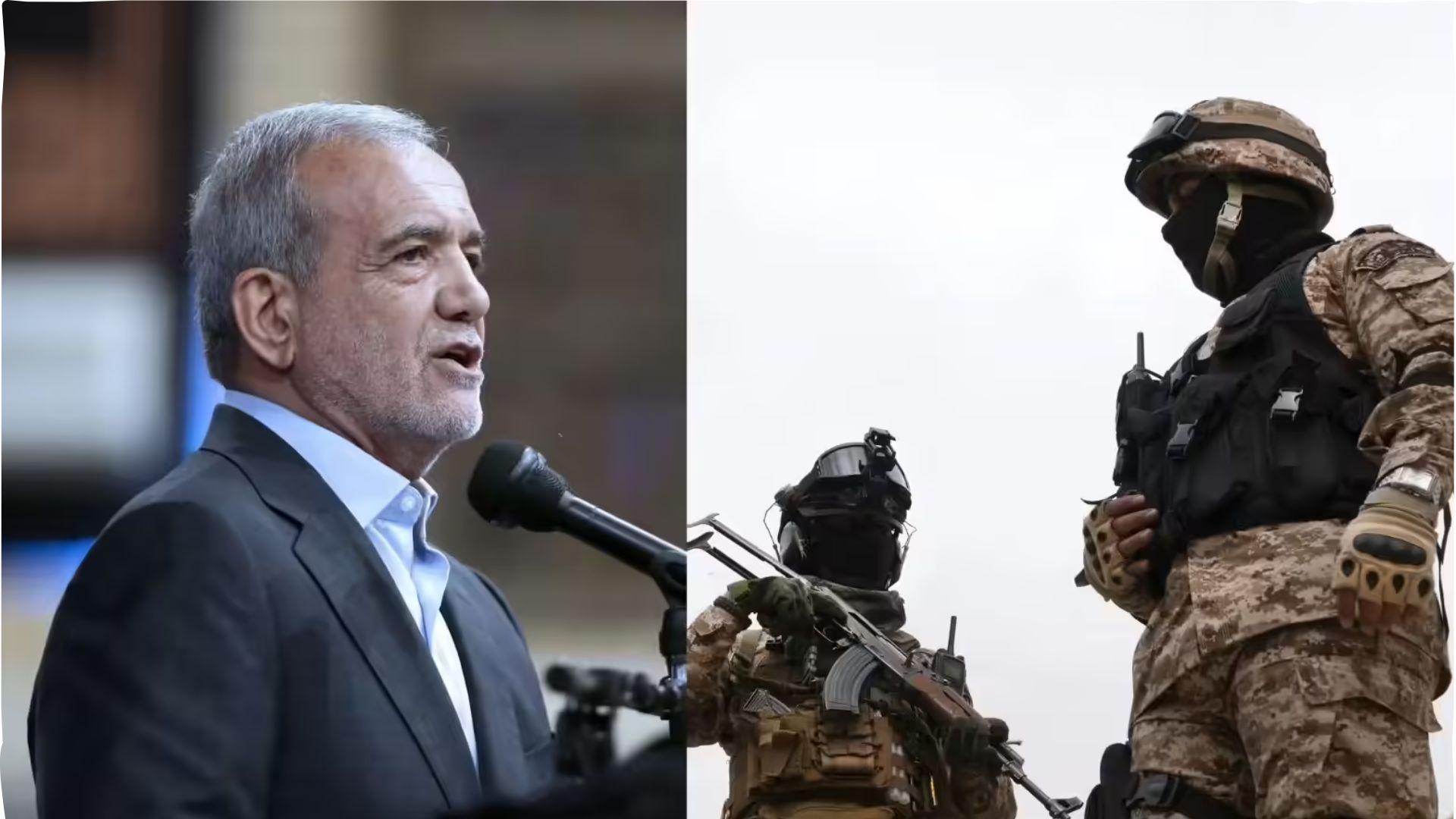 <p><span style="color: rgb(224, 62, 45);" data-mce-style="color: rgb(224, 62, 45);">IRGC ચીફ અહમદ વાહિદી અને રાષ્ટ્રપતિ મસૂદ પેઝેશ્કિયાન આમને-સામને,</span> તેહરાનમાં હલચલ મચી</p>