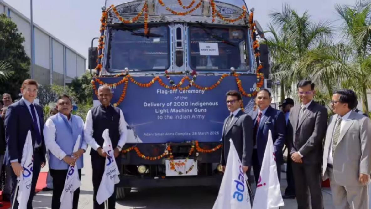 <p><span style="color: rgb(224, 62, 45);" data-mce-style="color: rgb(224, 62, 45);"><strong>સ્વદેશી શસ્ત્રો સાથે ભારતીય સેનાની શક્તિમાં વધારો : </strong></span>સેનાને મળી 'પ્રહાર' મશીન ગન, જાણો શું છે તેની ખાસિયત...</p>