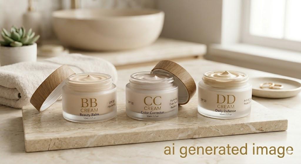 <p data-path-to-node="2"><strong data-path-to-node="2" data-index-in-node="0"><span style="color: rgb(224, 62, 45);" data-mce-style="color: rgb(224, 62, 45);">BB, CC અને DD ક્રીમ શું છે? </span>જાણો આ ત્રણેય વચ્ચેનો તફાવત અને તમારી સ્કીન માટે કઈ છે બેસ્ટ</strong></p><p data-path-to-node="3"><br></p>