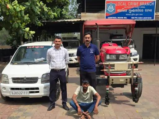 <p><span style="color: rgb(224, 62, 45);" data-mce-style="color: rgb(224, 62, 45);"><strong>સુરત ગ્રામ્ય LCBની મોટી કાર્યવાહી : </strong></span>કામરેજના માંકણા ગામેથી ચોરાયેલું ટ્રેક્ટર છેક ક્યાંથી મળ્યું? <strong>જાણો શું છે સમગ્ર મામલો</strong></p>