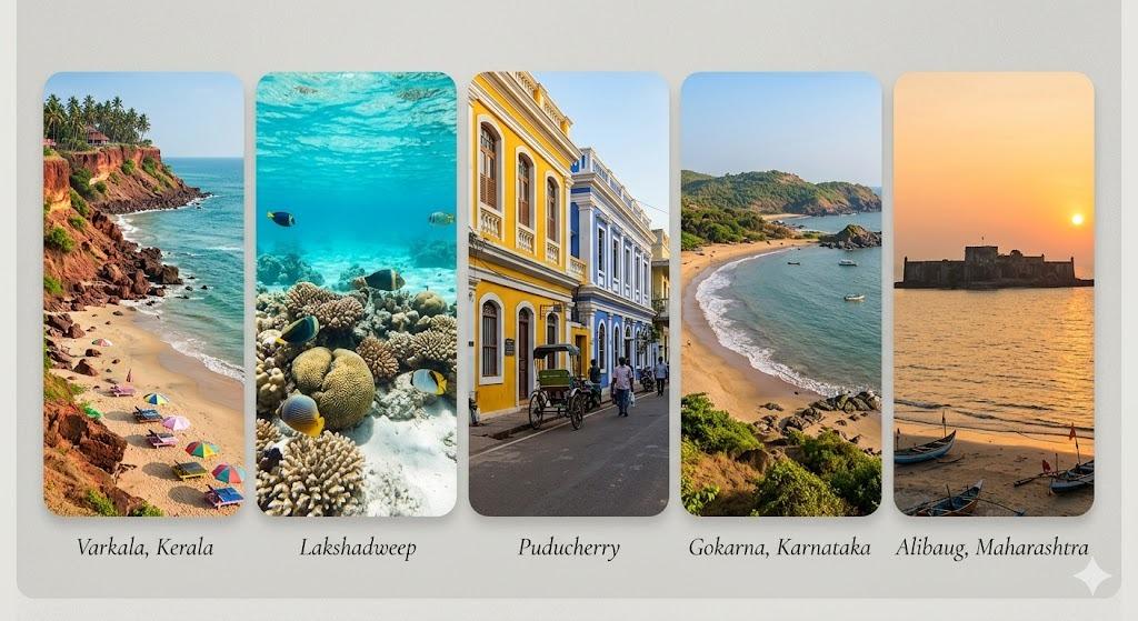 <p>ગોવાને ભૂલી જશો! <span style="color: rgb(224, 62, 45);" data-mce-style="color: rgb(224, 62, 45);"><strong>ભારતના આ 5 બીચ જે માલદીવ જેવો અહેસાસ કરાવશે, </strong></span>વેકેશન માટે છે બેસ્ટ ચોઈસ...</p>