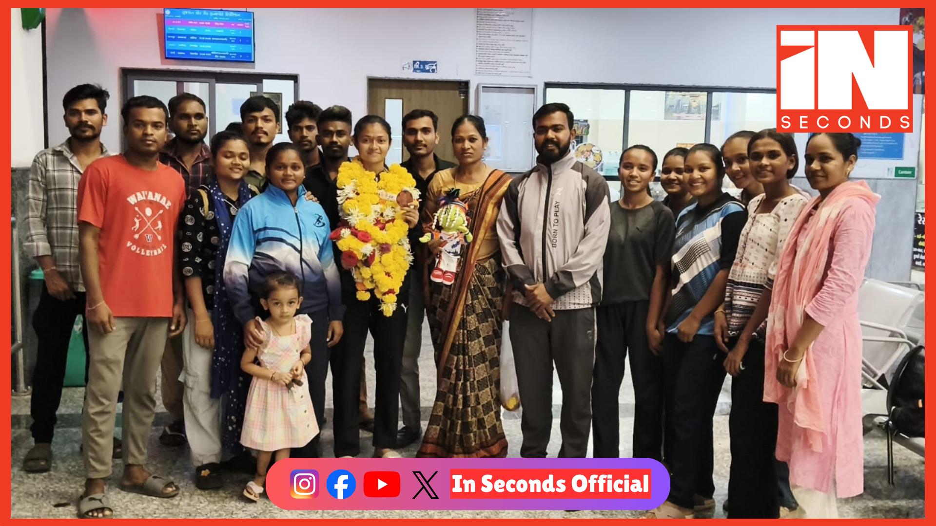 <p><strong><span style="color: rgb(224, 62, 45);" data-mce-style="color: rgb(224, 62, 45);">ફર્સ્ટ ટ્રાયબલ ખેલો ઇન્ડિયા ગેમ્સ:</span> નવસારીની પાયલ રાઠવાએ 100 મીટર હર્ડલ્સમાં બ્રોન્ઝ મેડલ જીત્યો</strong></p>