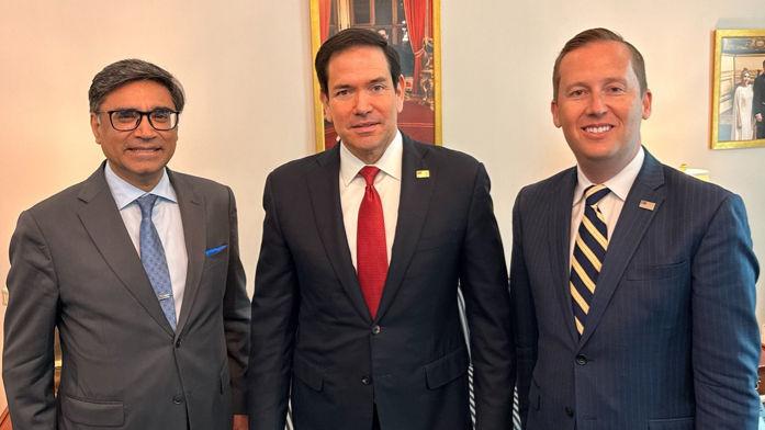 <p><span style="color: rgb(224, 62, 45);" data-mce-style="color: rgb(224, 62, 45);"><strong>અમેરિકી વિદેશ મંત્રી માર્કો </strong></span>રુબિયો ભારત આવશે, દ્વિપક્ષીય સંબંધોને મળશે નવી ઉંચાઈ</p>