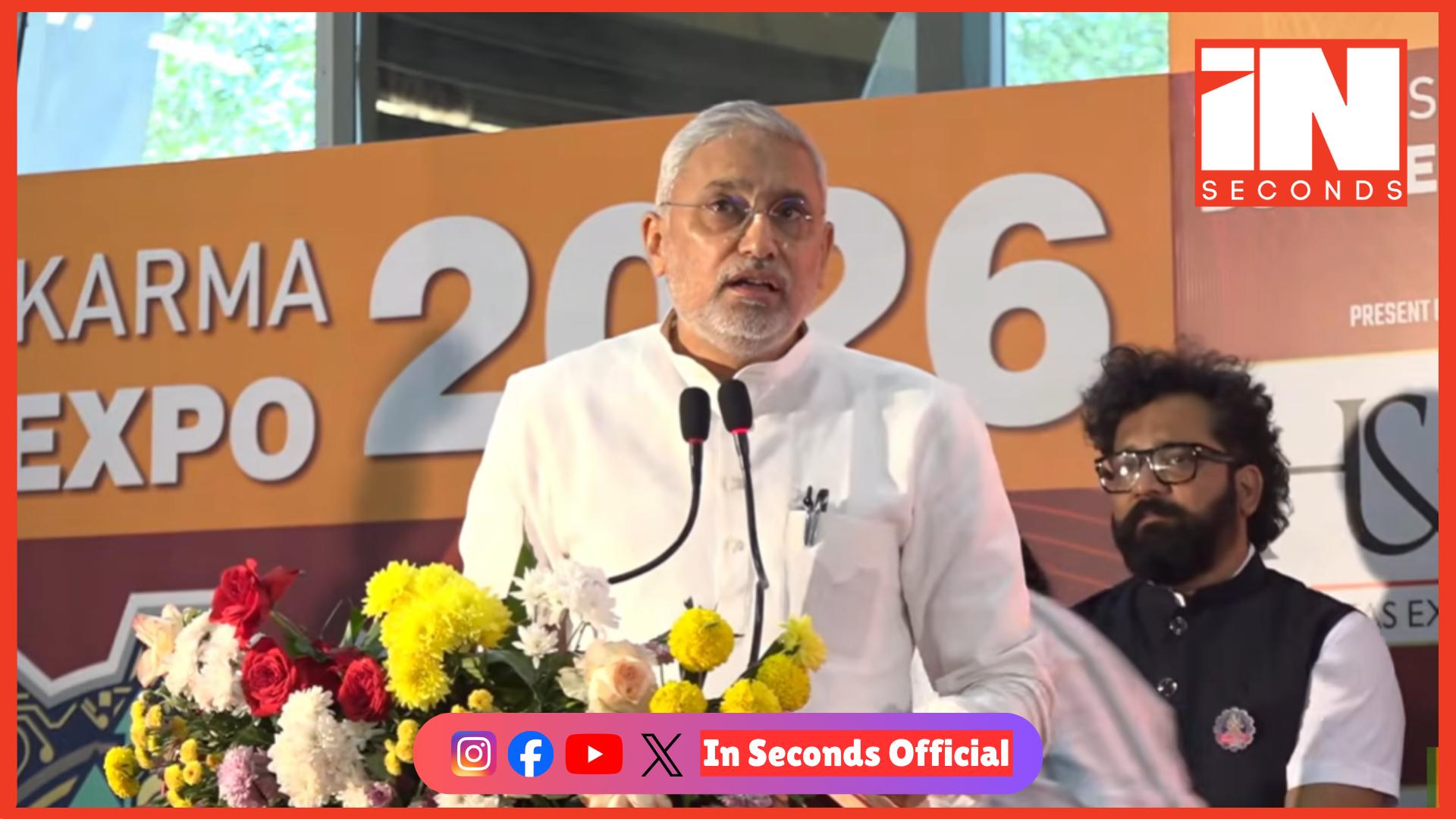 <p><strong><span style="color: rgb(224, 62, 45);" data-mce-style="color: rgb(224, 62, 45);">શ્રી વિશ્વકર્મા બિઝનેસ એક્સ્પો 2026: </span>યુવાનોને મરીન અને ગ્રીન એક્ટિવિટીમાં જોડાવા ભાજપ પ્રદેશ અધ્યક્ષ જગદીશ વિશ્વકર્માની હાકલ</strong></p>